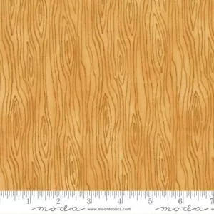 Harvest Wishes by Deb Strain Cotton Fabric 1 Yd Orange Woodgrain - Picture 1 of 1