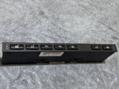 BMW E39 E38 INDIVIDUAL 61318380333 PANEL BUTTON MASSAGE HEATED SEAT PDC DSC ROLL - Image 1 of 4