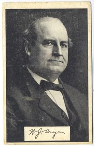 William J. Bryan Presidential Candidate Original Postcard Advertising Sales - Picture 1 of 2