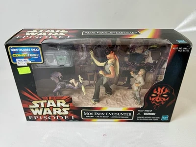 Hasbro Star Wars Episode I Mos Espa Encounter Jar Jar Anakin Sebulba 1999 NIB - Image 1 of 4