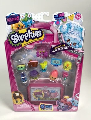 Shopkins - Temporada 4 - Paquete de 12 Shopkins (2 Ocultos)- ¡NUEVO SELLADO! Foto 1 de 4