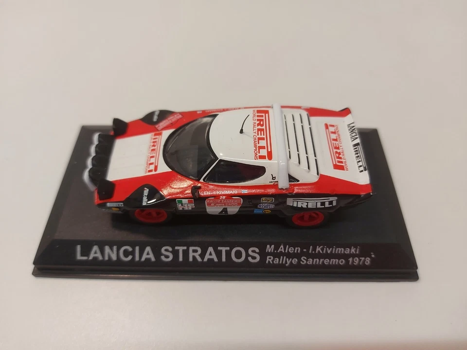 Rally WRC Lancia Stratos Markku Alen Rally Sanremo 1978 1:43 Altaya con Box - Immagine 1 di 4