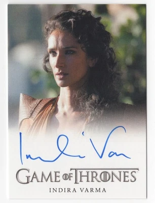 Indira Varma as Ellaria Sand GAME OF THRONES Season 5 Autograph Card Auto - Image 1 of 2