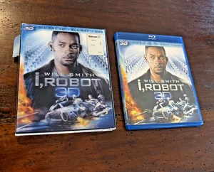 I, Robot 2 Disc (Blu-ray 3D DVD) With Lenticular Slipcover - Tested - Works - Picture 1 of 3