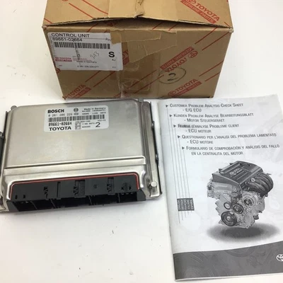 Toyota Corolla E11 ECU Bosch Control Unit Computer Engine Genuine 8966102664 - Image 1 of 4