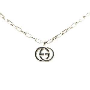 GUCCI Interlocking G Necklace Women 【Used】 - Picture 1 of 5