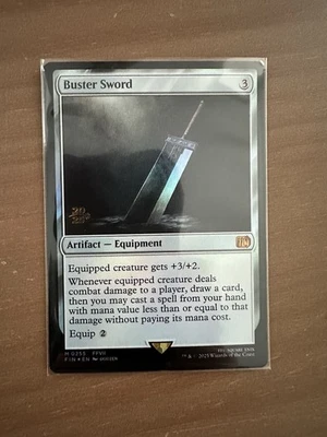 Magic the Gathering Buster Sword 0255 Foil Promo (Final Fantasy) - Bild 1 von 4