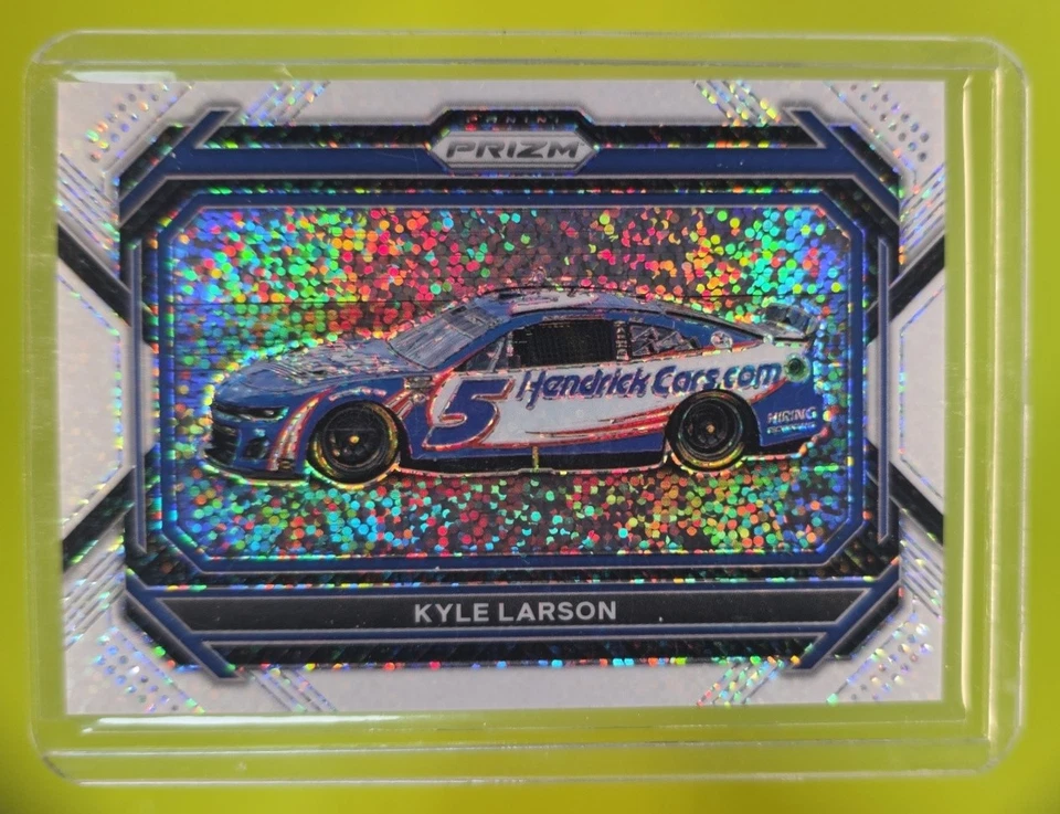 2023 Panini Racing Prizm Kyle Larson White Sparkle SSP #93 - Image 1 of 4
