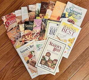 Pampered Chef  Season’s Best Cookbooks Lot 1997-2011. Qty. 19 Total. - Picture 1 of 15