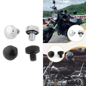 Kit de pernos de asiento de motocicleta aleación de aluminio cromado moleteado para Harley Davidson - Imagen 1 de 6