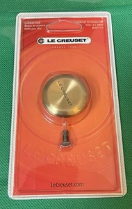 Le Creuset 1.5” 37mm Gold Stainless Steel Replacement Cookware Knob - Picture 1 of 4