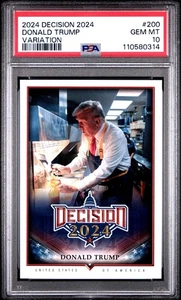 2024 Donald Trump PSA 10 The Decision McDonald’s Variation SSP President Low POP - Picture 1 of 3