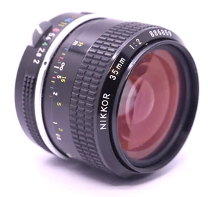 Nikon Nikkor 35mm f2 K-Type Non-AI Wide Lens Rubber Focus Ring Model T. B.W 35/2 - Picture 1 of 22