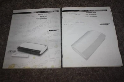 Bose Lifestyle 18 DVD Home Entertaiment System Guía de instalación y operación Foto 1 de 4