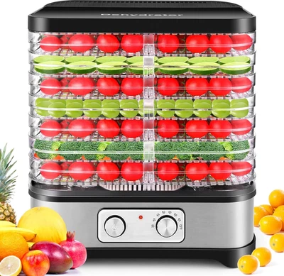Essiccatore Disidratatore, Essiccatore Da Cucina Con 8 Vassoi, Deidratatore Con  - Immagine 1 di 4