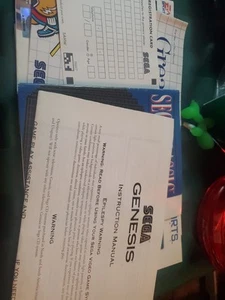 Sega Genesis Artwork Cover + Manual Or Insert Lot Council #2 Instruction - Picture 1 of 6