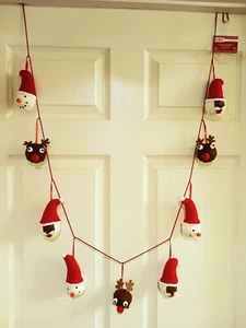 Ashland Marke Santa Friends Girlande, Schneemann & Rentier Weihnachten 6 Fuß Neu - Bild 1 von 5