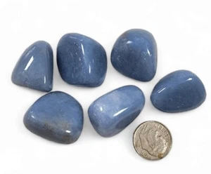 Angelit Kristall polierte Steine Peru 66,9 Gramm - Bild 1 von 1