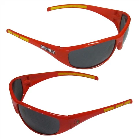 Louisville Cardinals Wrap Sunglasses Sports NCAA Shades College Glasses Fan Team Cover