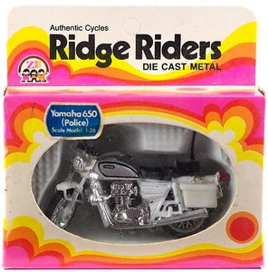 Vintage Ridge Riders Police Motorcycle Yamaha 650 Zee Toys 1974 Hong Kong NIB - Picture 1 of 2