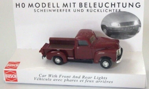Busch 5643 Gauge H0 Chevrolet Pick-up   1:87 whit light - Immagine 1 di 1