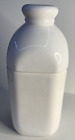 2017 Bay Island Sealing Ceramic Canister -Milk Carton Shape-White-Farmhouse