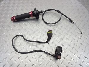 2002 99-02 Ducati 750SS Right Handlebar Switch Throttle Control Cable Grip