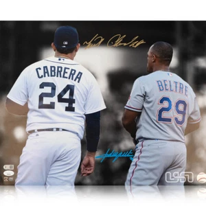 Miguel Cabrera & Adrian Beltre Signed Autographed 16x20 Photo USA SM JSA - Picture 1 of 5