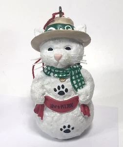PetsMart Luv A Pet Ornamento Navidad Snowkitty 2000 Vacaciones De Colección Gatito T49 - Imagen 1 de 10