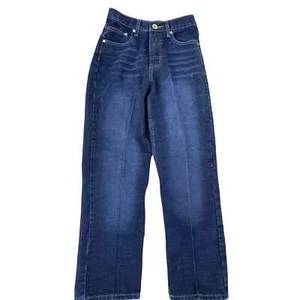 Ruff Ryders Kids Jeans Flared Bootcut Mid Rise Gold Embroidery Pocket Size 12 - Picture 1 of 9