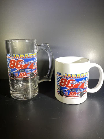 Dale Jarrett 88 Coffee Mug And Beer Mug NASCAR Cover