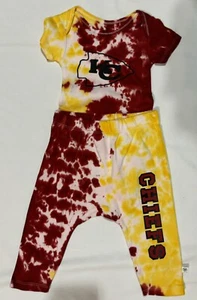 Baby Onesie 12 Months Tie-Dyed Kansas City Chiefs Football Team ￼ - Picture 1 of 5