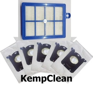 Wertheim 5030, 5035, 6030, 6035 and 7000 Vacuum 5 x Cleaner Bags and Hepa Filter - Picture 1 of 1