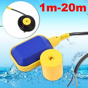 1m 2m 5m 10m 20m Schwimmerschalter Schwimmschalter Pumpe zum Befuellen Entleere - Bild 1 von 12