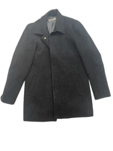 Kenneth Cole Men's Gray Pea Coat Size Medium - Picture 1 of 2