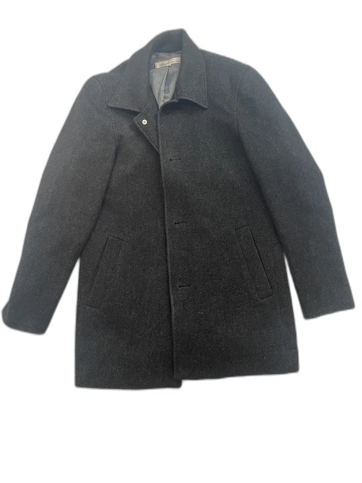 Kenneth Cole Men's Gray Pea Coat Size Medium - Image 1 of 2