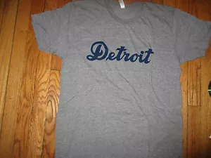New 1938 DETROIT TIGERS #5 Hank Greenberg Shirt XXL American Apparel Tri Blend - Picture 1 of 3