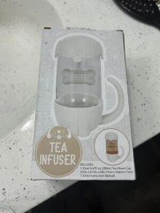 Tea Infuser Cup Dog with Bone Shaped Tea Strainer NEW - Picture 1 of 2