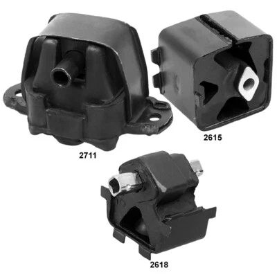 Montaje de motor, insertos de motor y soportes de transmisión 3 piezas para Dodge Daytona 3,0 L Foto 1 de 4