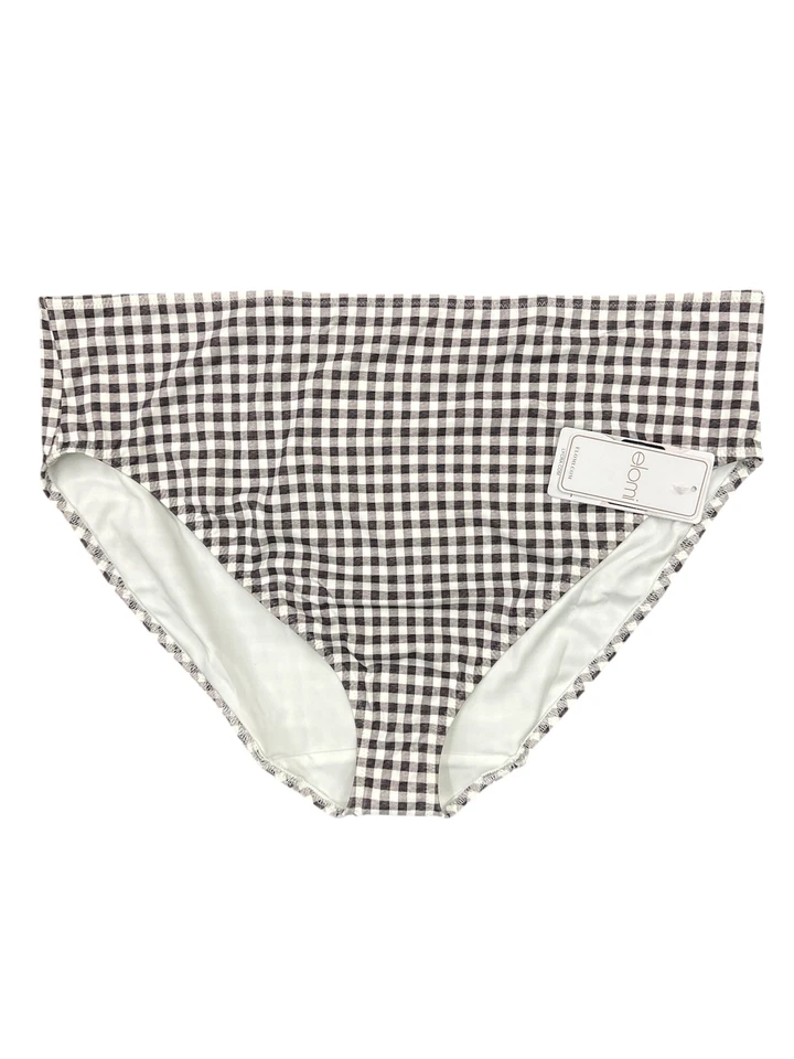 Короткое плавательное дно Elomi GREY MARL Checkmate со средней посадкой, размер США большой - Изображение 1 из 1