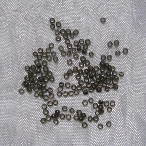 LOT DE 300 PERLES RONDES À ÉCRASER 2MM BRONZE en laiton création bijoux *J144 - Picture 1 of 4