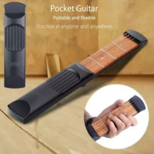 More details for mini 6 string guitar &amp; bass accessories portable pocket practice tool gadget uk