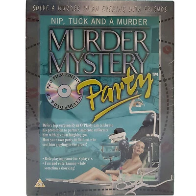 Nip Tuck & A Murder Mystery Dinner Party Game Film Edition DVD CD 8 Players Role - Image 1 of 4
