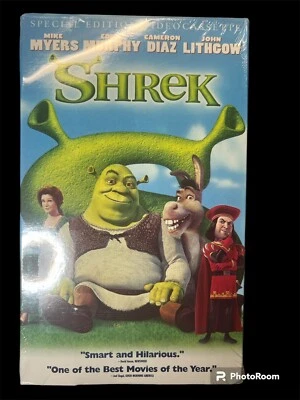 Shrek Special Edition Video Cassette Big Box 2001 Dreamworks Factory Sealed - Image 1 of 3