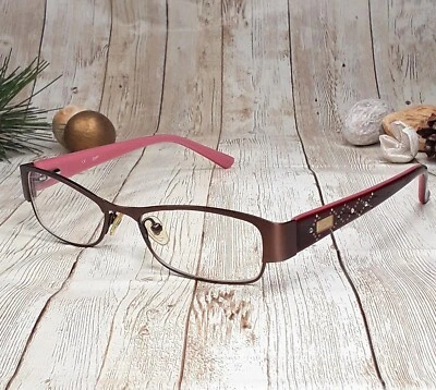 Candie's Marrón Rosa Cristal Metal Gafas SOLO MARCOS - C Vita BRN 49-16-135 Foto 1 de 4