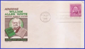 EE. UU. # 960 U/A CACHET CRAFT FDC William Allen Blanco - Imagen 1 de 1