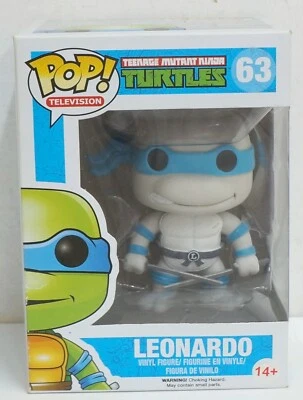 Funko Pop! Television: Leonardo. Teenage Mutant Ninja Turtles n. 63. Action F... - Immagine 1 di 4