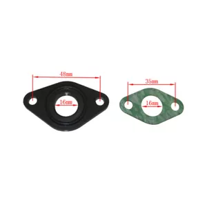 Carburetor Manifold Intake Pipe Gasket For Zongshen 60cc Electric Start Engine - Bild 1 von 6