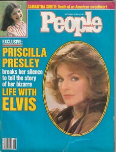 People Magazine 9. September 1985 Priscilla Presley Leben mit Elvis