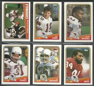 1988 TOPPS PHOENIX CARDINALS TEAM SET (14) PACK FRESH - w/1,000 YRD CLUB INSERT - Picture 1 of 3